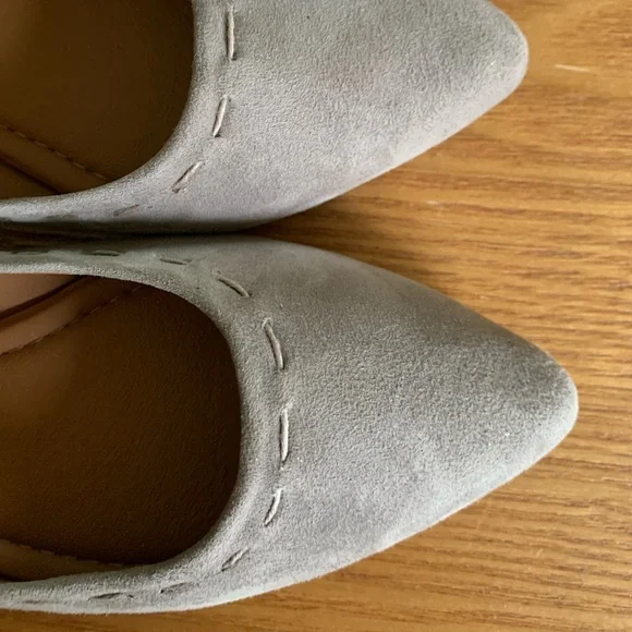 Frye Taupe Suede Flats - Picture 8 of 16